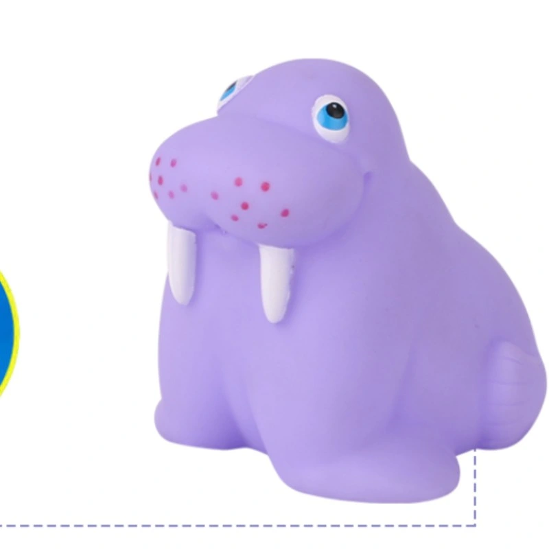 Baby Bath Toy Silicone Walrus Bathroom Ocean BPA Free